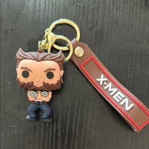 Marvel X-Men wolverine silicone keychain​